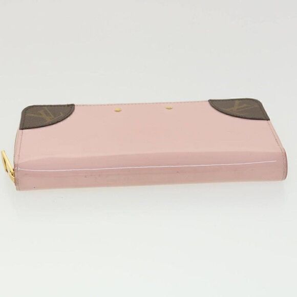 LOUIS VUITTON Monogram Vernis Zippy Venice Long Wallet Pink - Picture 6 of 15